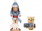 Anniversary set at a special price – Christian Ulbricht Nutcracker Piteraq (limited edition of 250 pieces) + Kuhnert Mini Owl with the city motif Oelsnitz (limited edition of 200 pieces)