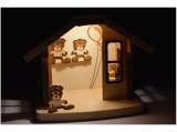 Wagner Weihnachtshütte Spielzeug beleuchtet