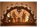 Weigla - Candle Arch 15?flame Miner with Amethyst, LED