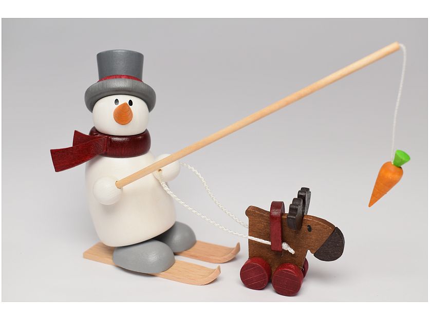 Hobler – Fritz with skis and elk