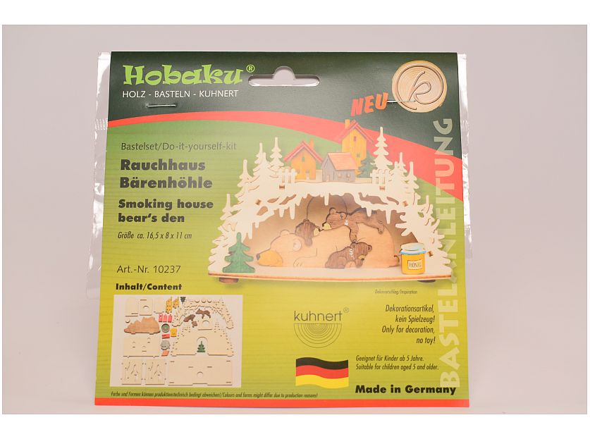Kuhnert - Bastelset Rauchhaus Bärenhöhle