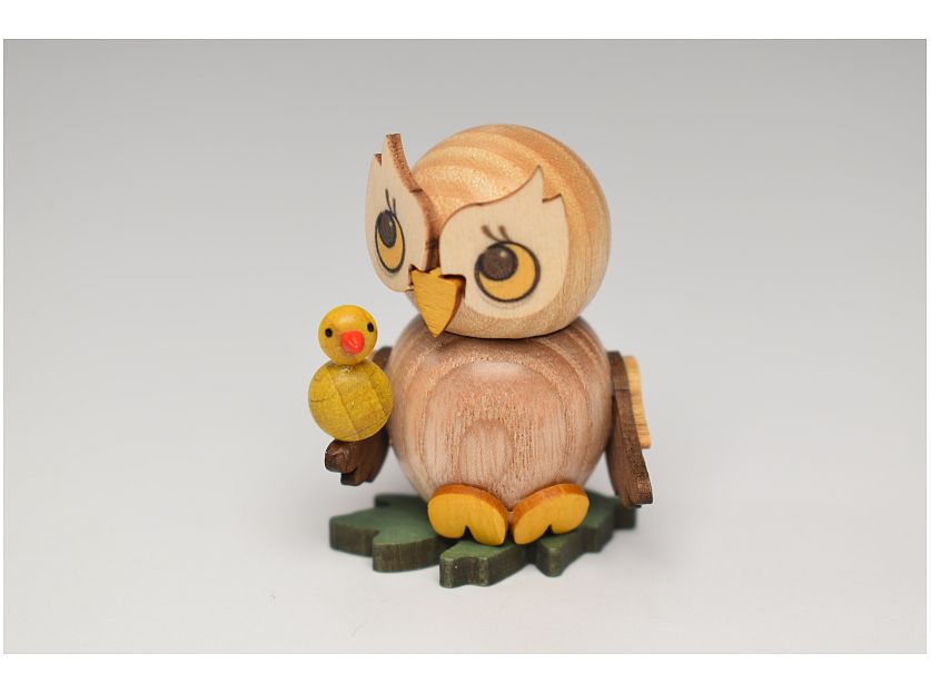 Kuhnert - Eulenkind mit Vogel