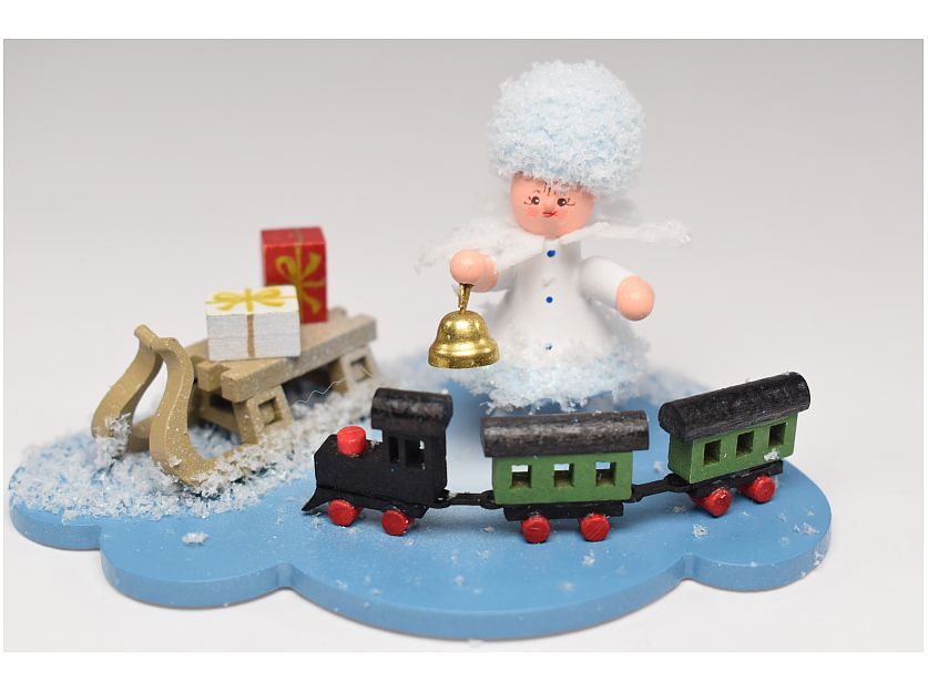 Kuhnert - Schneeflöckchen mit Eisenbahn