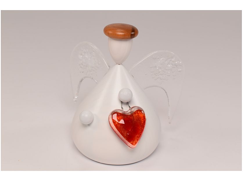 Meinke - Angel white with heart
