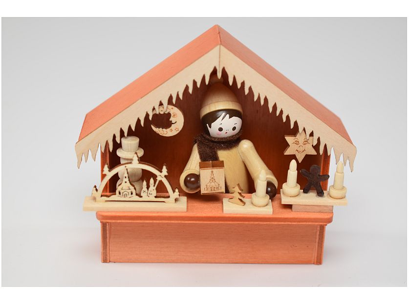 Romy Thiel - Christmas market stall Erzgebirg. Folk art