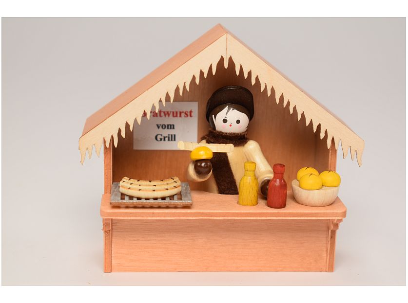 Romy Thiel - Christmas market booth bratwurst