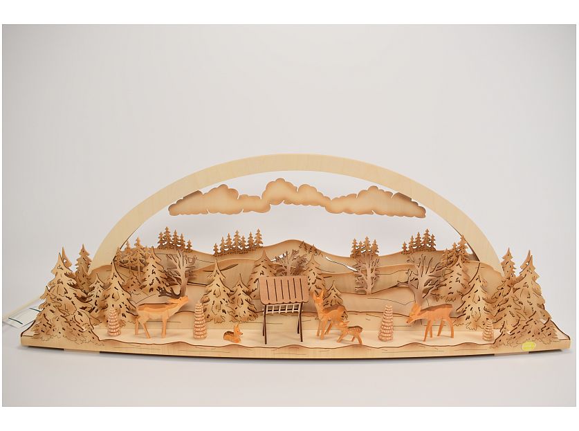 Tietze - Candle arch diorama game feeding, LED