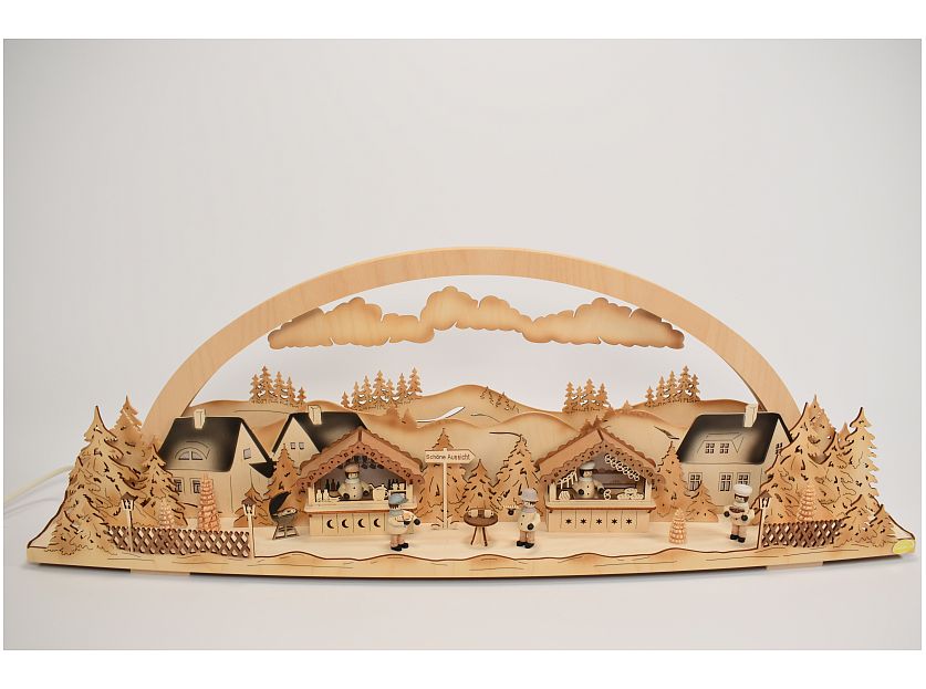 Tietze - Candle arch diorama beautiful view, LED and airbrush