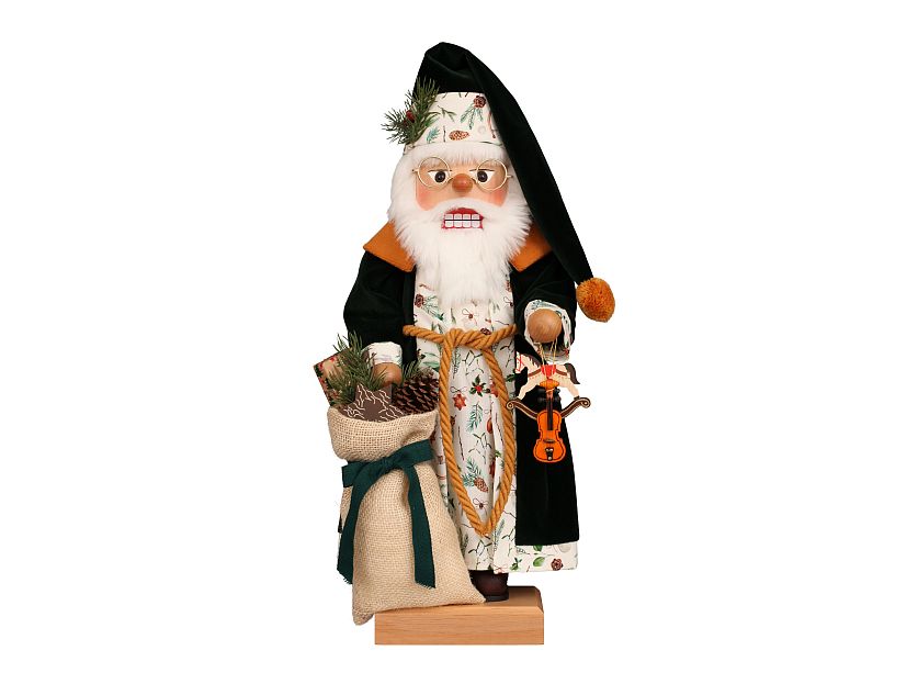 Ulbricht - Nutcracker Santa Claus green robe (with video)