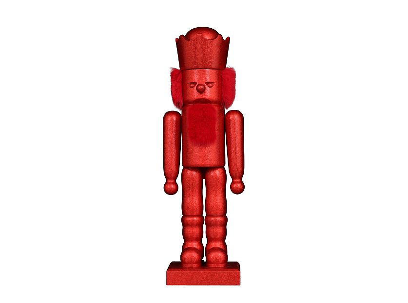 Ulbricht - Nussknacker Glimmer König rot
