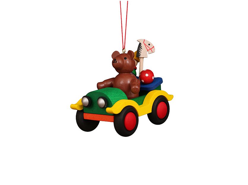 Ulbricht - Baumbehang Auto mit Teddy (6 Stück)