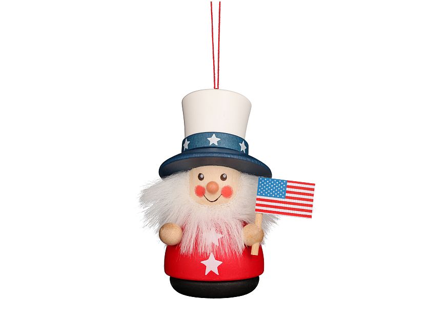 Ulbricht - Tree Ornament Wobbly Figure Uncle Sam