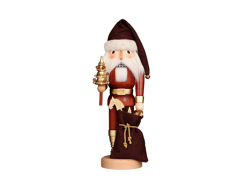 Ulbricht - Nutcracker Santa Claus natural/gold (Novelty 2023 with video)