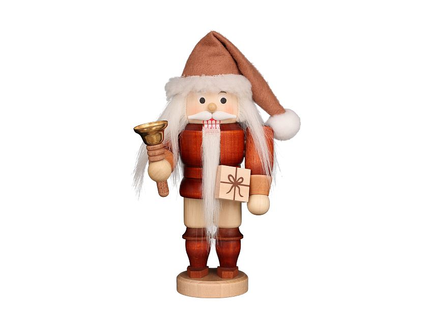 Ulbricht - Nussknacker Weihnachtsmann mit Glocke natur (Neuheit 2023 - demnächst verfügbar)