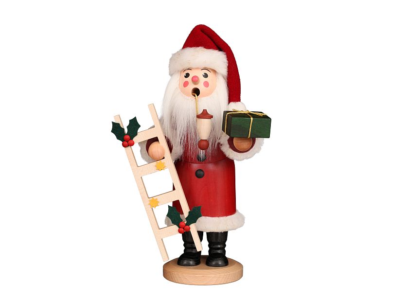 Ulbricht - Smoking man Father Christmas with ladder