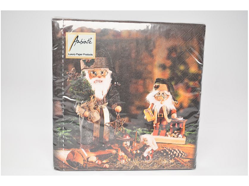 Ulbricht – Napkin "Christmas Elf Santa Claus"