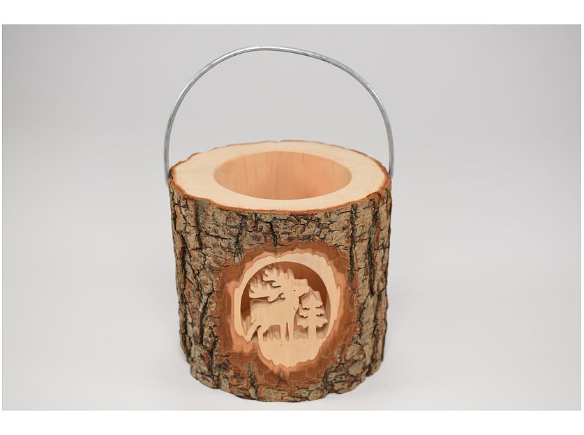 Ulbricht - branch wood chandelier lantern deer