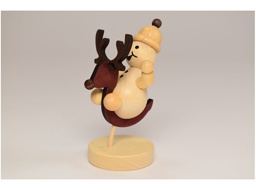 Wagner - Snowman Junior on rocking animal