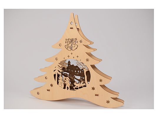Weigla - window picture fir tree winter fun