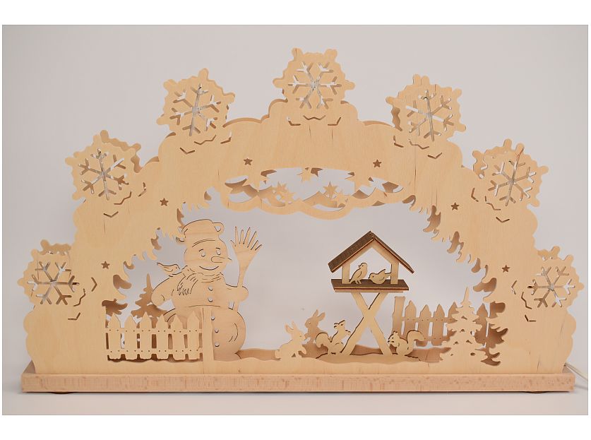 Weigla - Candle arch snowman 7 flg.