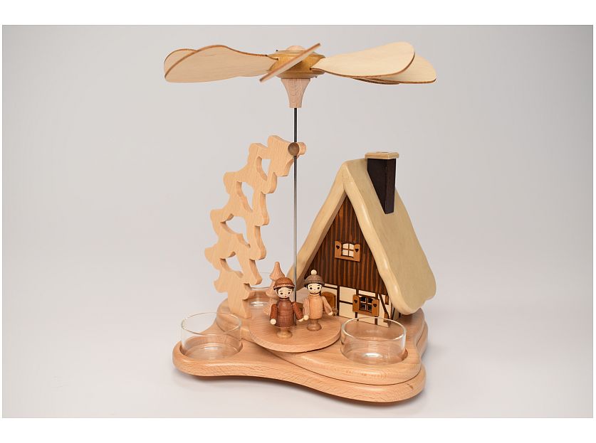 Zeidler - Pyramid with incense burner 3 tea lights