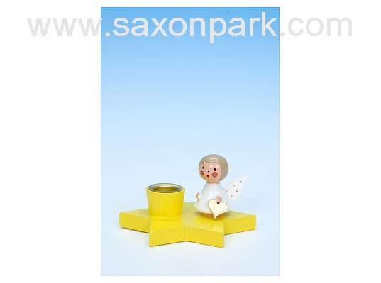Ulbricht - Candelholder Angel On Yellow Star