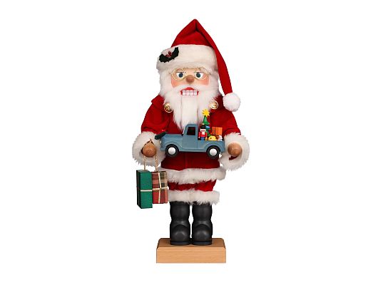 Ulbricht - Nutcracker Santa Blue Car (with video) !!Discontinued item