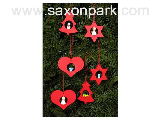 Ulbricht - Assorted Hearts And Stars Ornament
