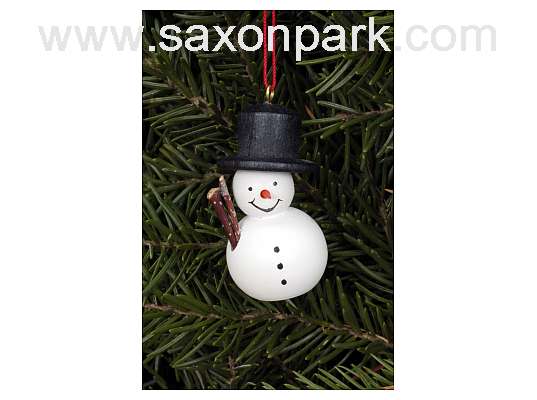 Ulbricht - Snowman White Ornament