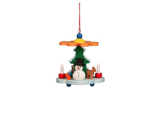 Ulbricht - Pyramid With Snowman Ornament
