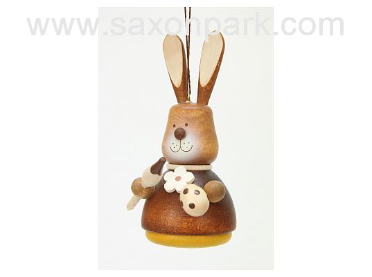 Ulbricht - Bunny with Brush Natural Ornament