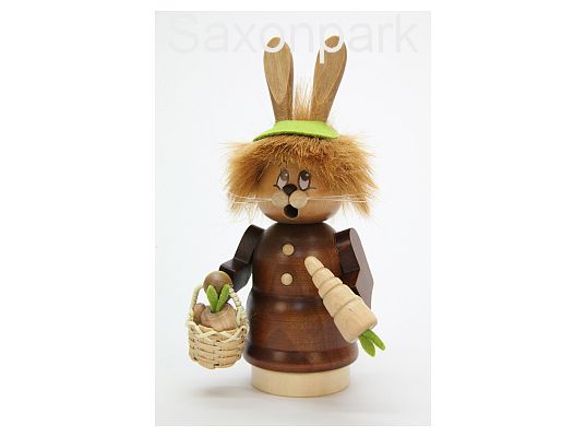 Ulbricht - Smoker Dwarf Bunny Girl Small With Carrot (with video)