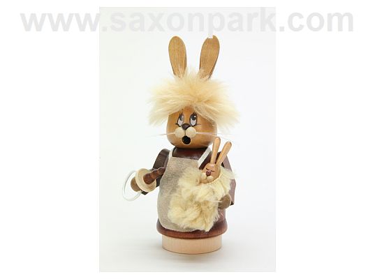 Ulbricht - Smoker Dwarf Bunny Girl Small With Baby (with video)