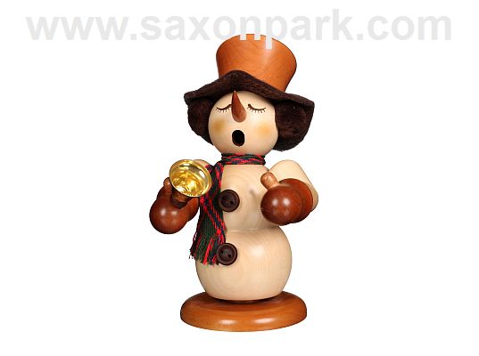 Ulbricht - Smoker Snowman With Bell Natural