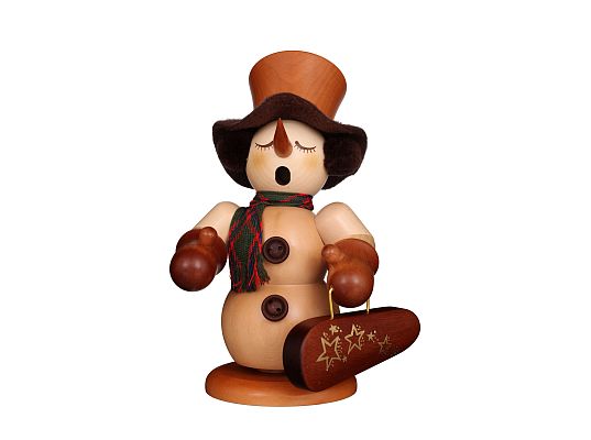 Ulbricht - Smoker Snowman With Violin Case Natural