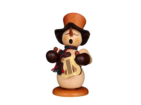 Ulbricht - Smoker Snowman With Lyre Natural (with video)