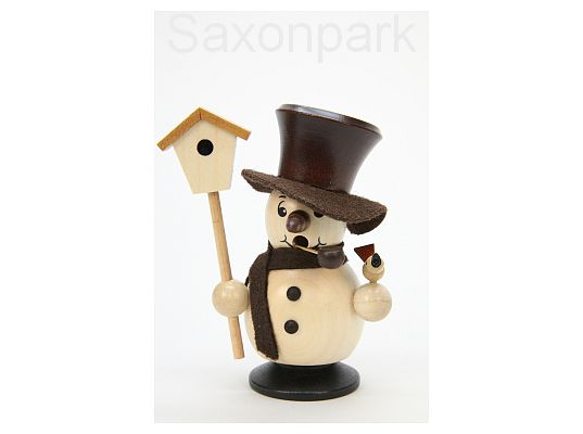 Ulbricht - Smoker Snowman With Aviary Natural