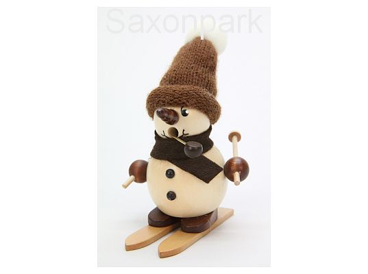 Ulbricht - Smoker Snowman On Ski Natural