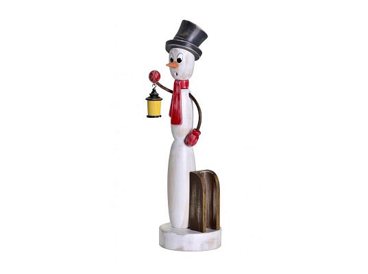 KWO - Shabby Chic Räuchermann Schneemann (mit Video)
