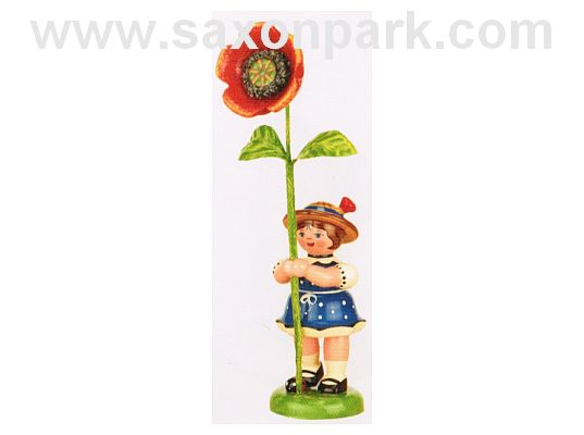 Hubrig - Flower girl with Poppy