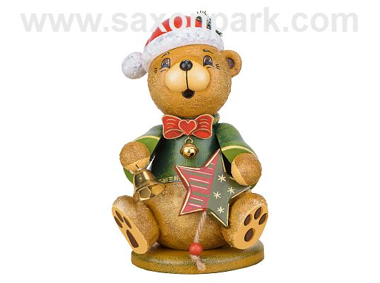 Hubrig - Räuchermann Teddy - Weihnachtsklaus