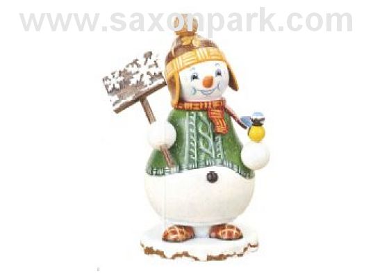 Hubrig - Incense smokers - Gnome "snow man"