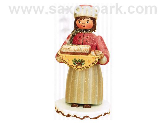 Hubrig - Incense smoker girl with stollen (fruit loaf)