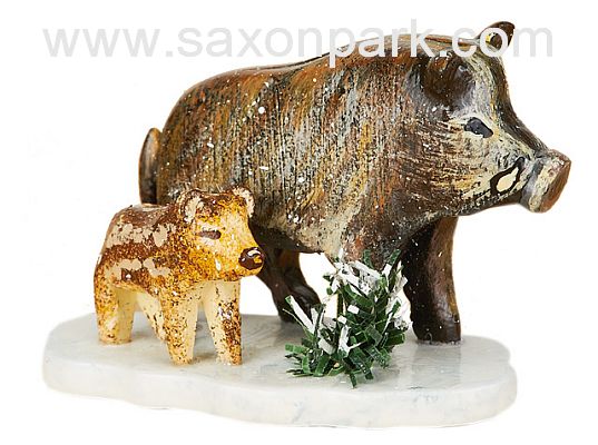 Hubrig - Hubrig - Wild Boars (4 pieces)