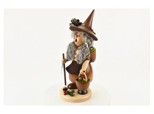 DWU - Smoker Dwarf Girl with mushroom basket (with video)