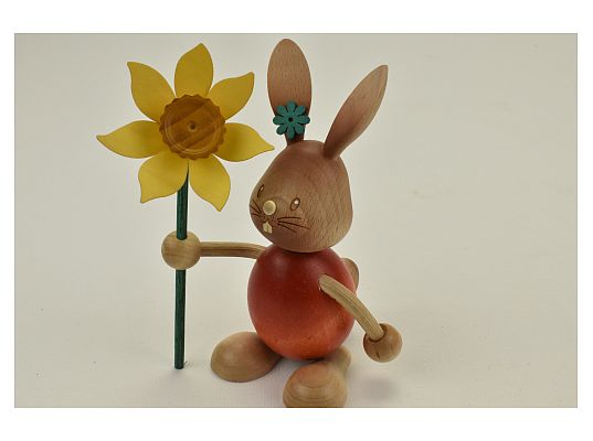 Kuhnert - Stupsi bunny with flower (with video)