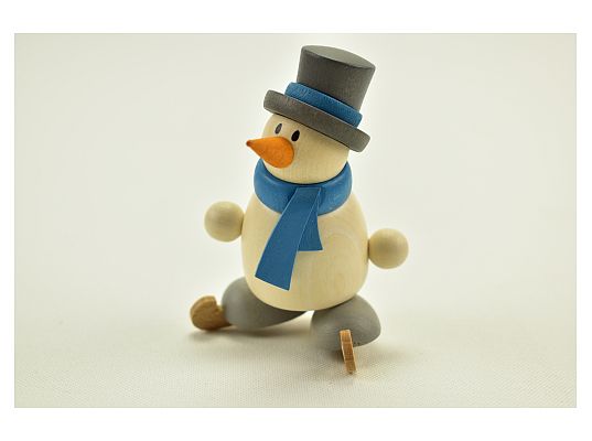 Hobler - snowman Otto with ice skater