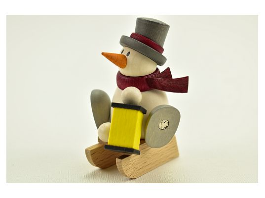 Hobler - snowman Otto with with lantern and sledges