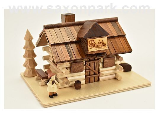 Tilo Kempf - Smoking house charcoal burners hut with figure (with video)