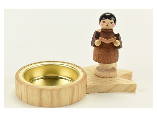 Unger - candleholder for tea light - angel with book